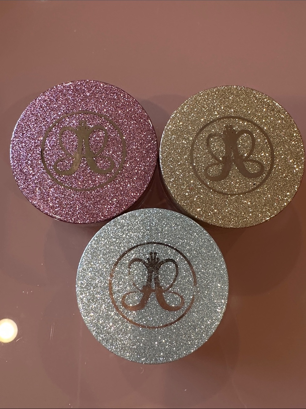 Anastasia Beverly Hills Loose Highlighter Bundle Pink, Gold, Silver